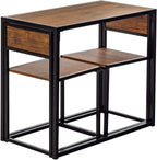 2 Seater Compact Dining Set 2 Chairs