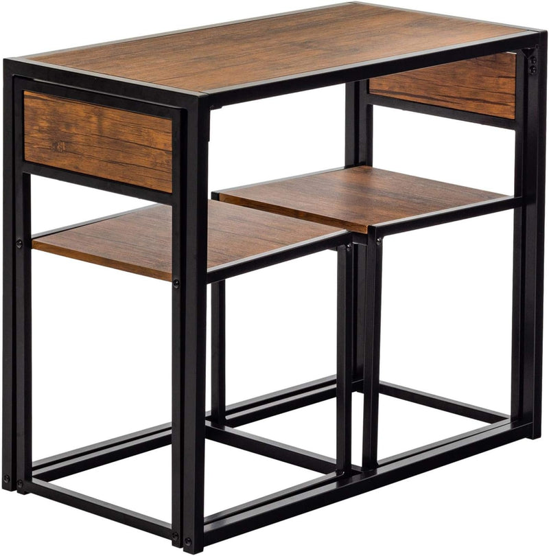 2 Seater Compact Dining Set 2 Chairs