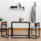2 Seater Compact Dining Set 2 Chairs