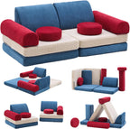 2 Seater Modular Kids Sofa Bed Chair