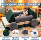 2 Seater Modular Kids Sofa Bed Chair