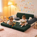 2 Seater Modular Kids Sofa Bed Chair