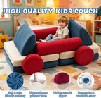 2 Seater Modular Kids Sofa Bed Chair