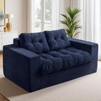 2 Seater Sofa Corduroy Couch with Armrests Loveseat