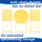 2 Seater Sussex Bistro Set Folding Table Chairs