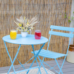 2 Seater Sussex Bistro Set Folding Table Chairs