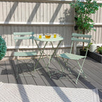 2 Seater Sussex Bistro Set Folding Table Chairs