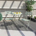 2 Seater Sussex Bistro Set Folding Table Chairs