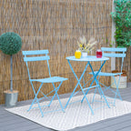 2 Seater Sussex Bistro Set Folding Table Chairs