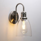 2 Sets of Vintage Elegant Glass Sconce Wall