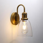 2 Sets of Vintage Elegant Glass Sconce Wall
