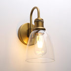 2 Sets of Vintage Elegant Glass Sconce Wall