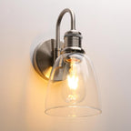 2 Sets of Vintage Elegant Glass Sconce Wall