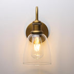 2 Sets of Vintage Elegant Glass Sconce Wall