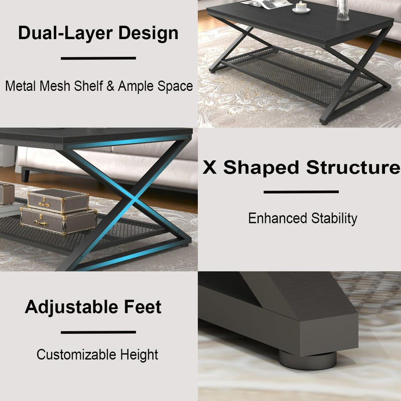Coffee Table for Living Room Tables Storage