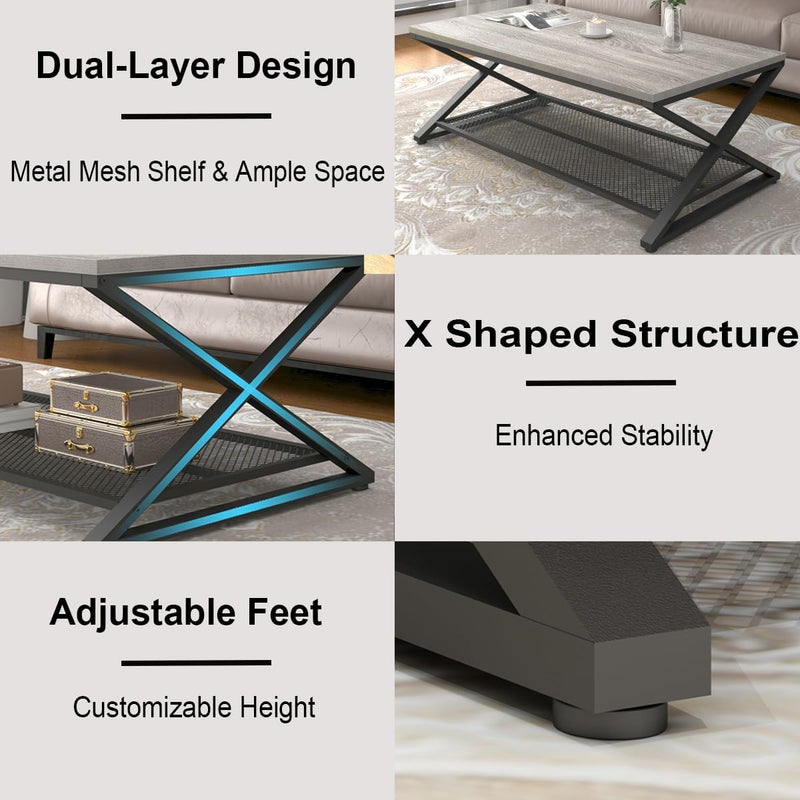 Coffee Table for Living Room Tables Storage