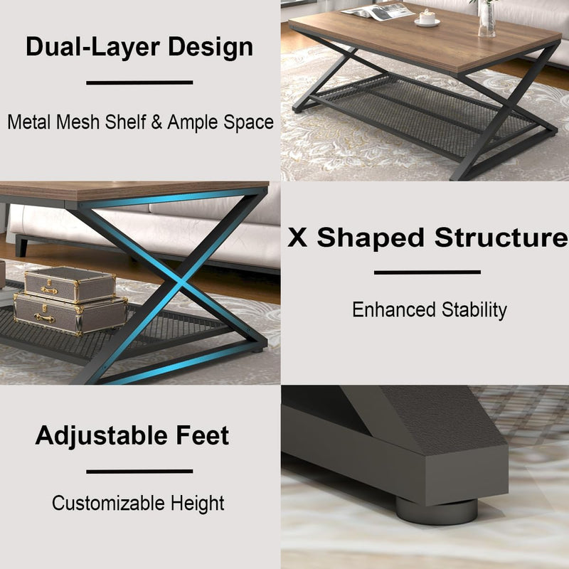 Coffee Table for Living Room Tables Storage