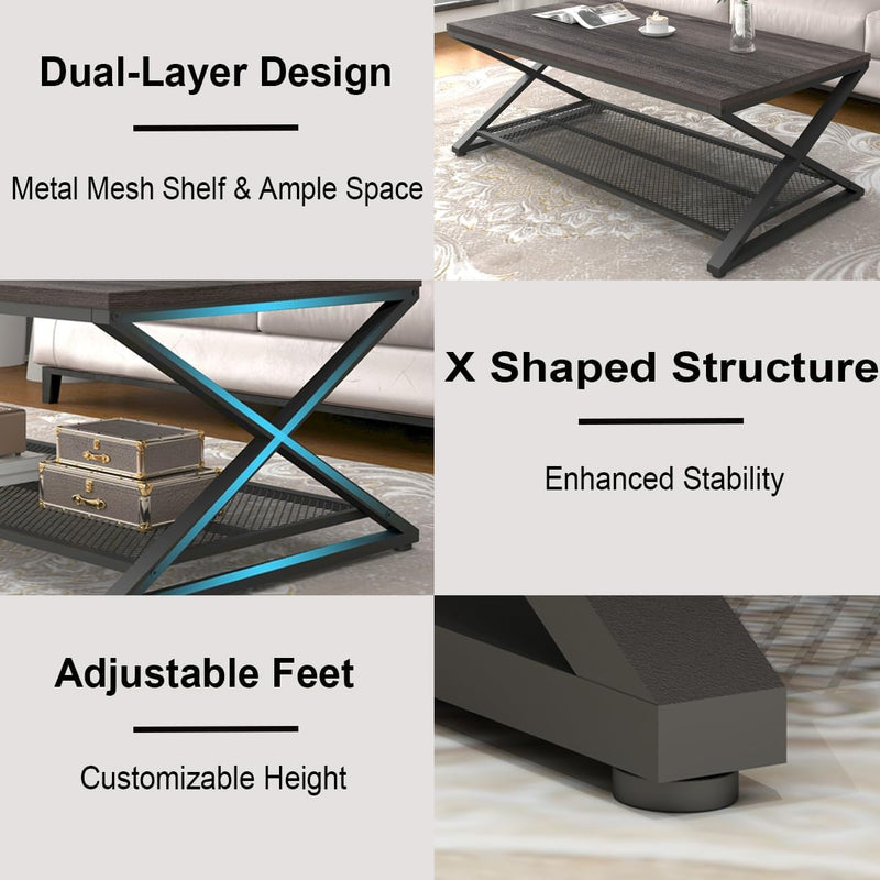 Coffee Table for Living Room Tables Storage