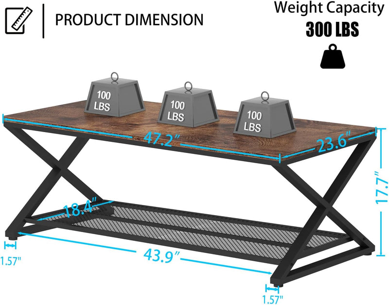 Coffee Table for Living Room Tables Storage