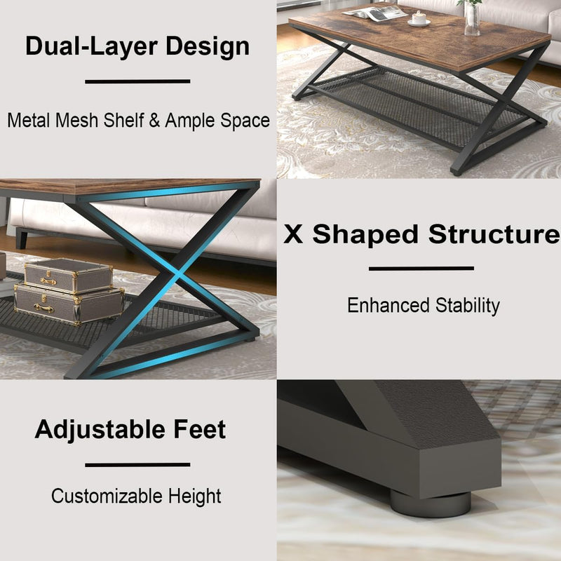 Coffee Table for Living Room Tables Storage