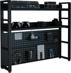 2-Tier Desk Shelf with Concealed Screws Design
