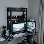 2-Tier Desk Shelf with Concealed Screws Design