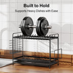 2 Tier Dish Drainer Rack for Small Kitchens
