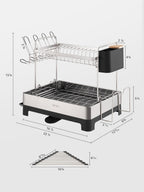 2 Tier Dish Drying Rack Extra Large