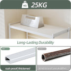 2 Tier Expandable Microwave Shelf Metal Stand Countertop