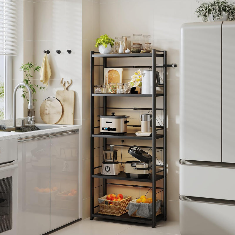 2 Tier Expandable Microwave Shelf Metal Stand Countertop