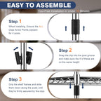 2-Tier Heavy Duty Shelving Unit