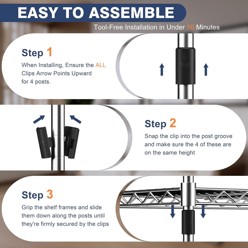 2-Tier Heavy Duty Shelving Unit