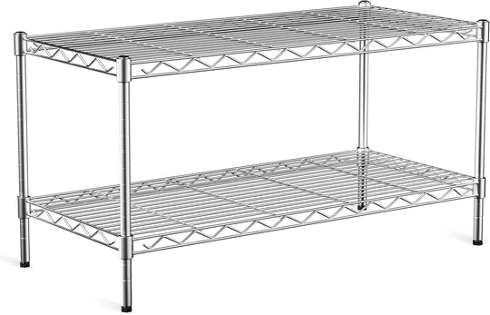 2-Tier Heavy Duty Shelving Unit