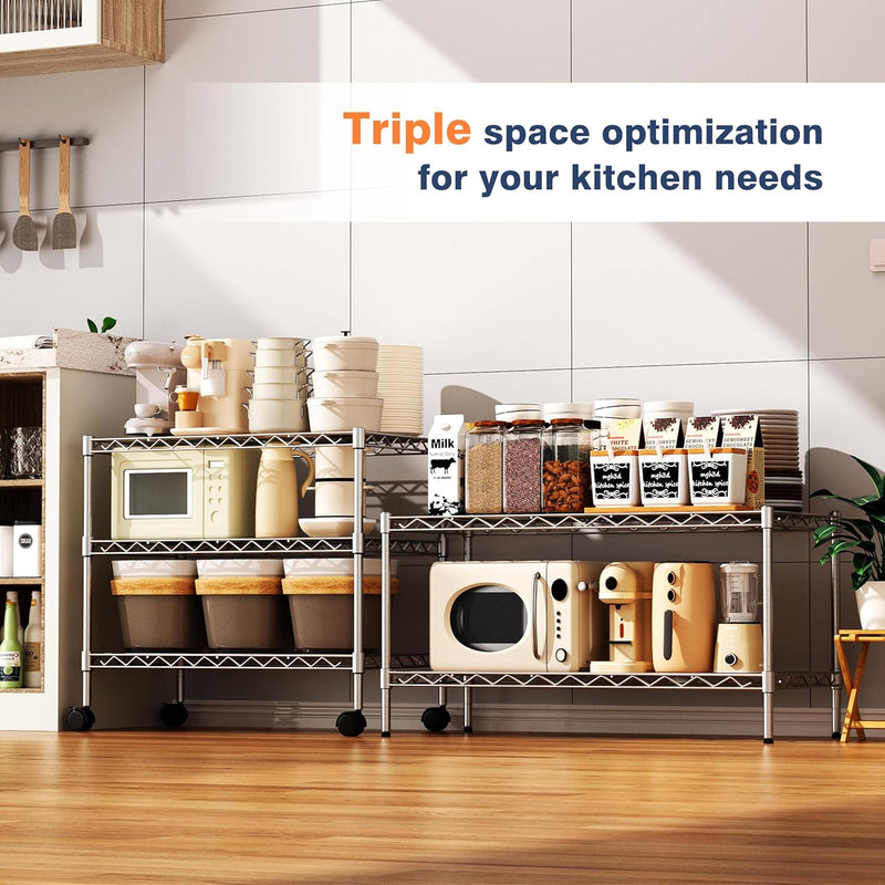 2-Tier Heavy Duty Shelving Unit