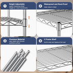 2-Tier Heavy Duty Shelving Unit