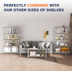 2-Tier Heavy Duty Shelving Unit 91wx45dx50h Cm Wire