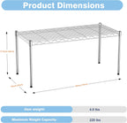 2-Tier Heavy Duty Shelving Unit