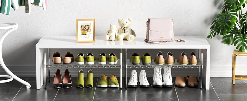 2-Tier Heavy Duty Shelving Unit