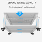 2 Tier Laser Printer Stand with Paper Storage