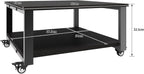 2 Tier Laser Printer Stand with Paper Storage