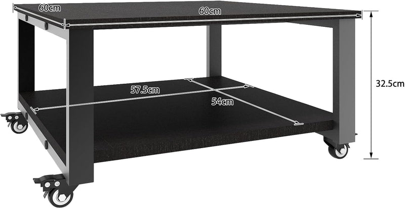 2 Tier Laser Printer Stand with Paper Storage