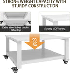 2 Tier Laser Printer Stand with Paper Storage
