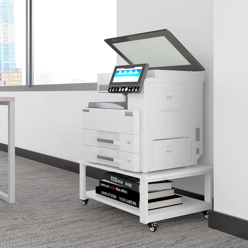 2 Tier Laser Printer Stand with Paper Storage