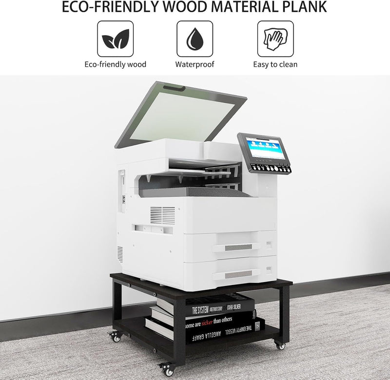 2 Tier Laser Printer Stand with Paper Storage