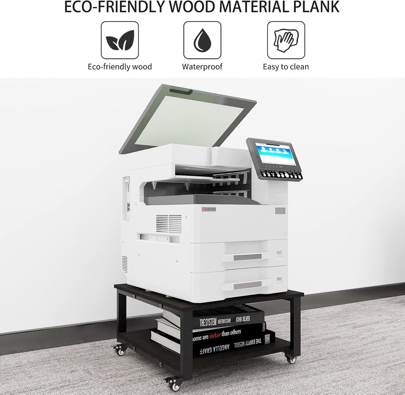 2 Tier Laser Printer Stand with Paper Storage