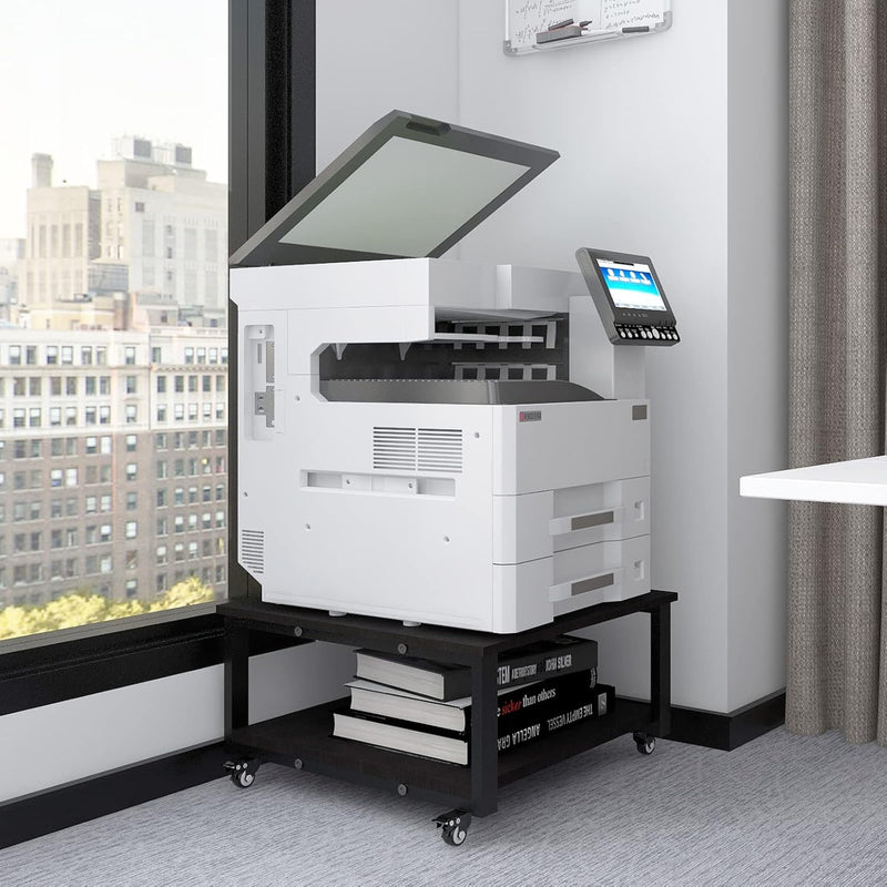 2 Tier Laser Printer Stand with Paper Storage