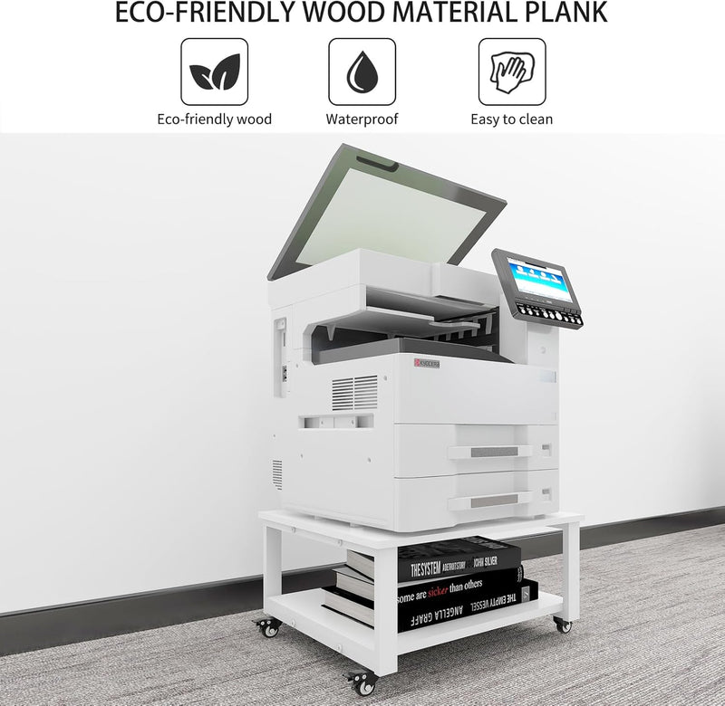 2 Tier Laser Printer Stand with Paper Storage