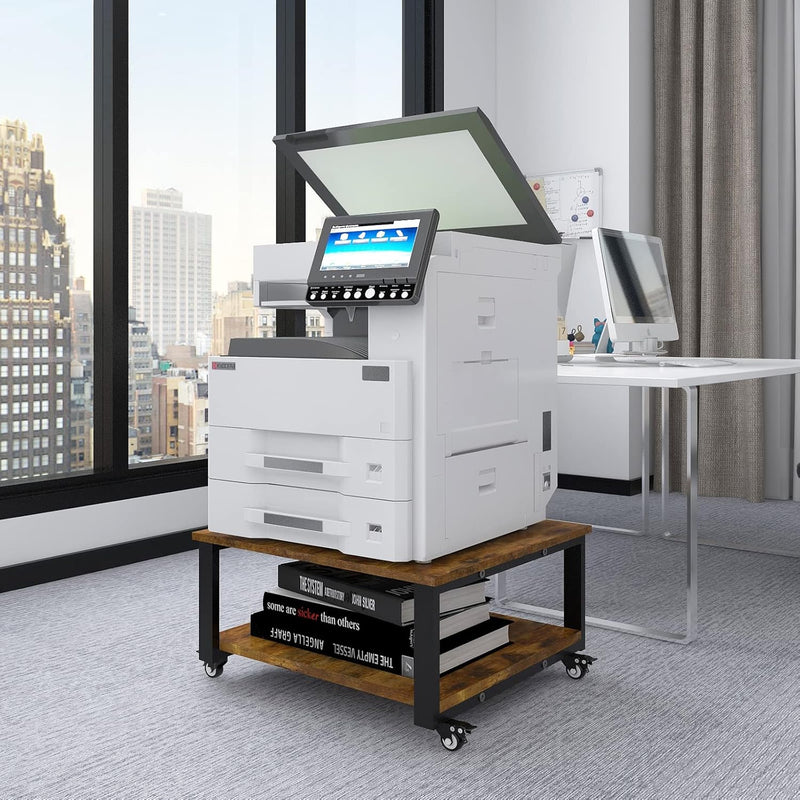 2 Tier Laser Printer Stand with Paper Storage