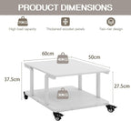 2-Tier Laser Printer Stand with Storage Shelf