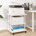 2-Tier Laser Printer Stand with Storage Shelf
